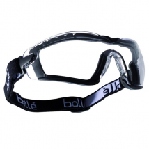 Lunettes masque Cobra Bollé incolore Platinum tresse mousse COBFSPSI