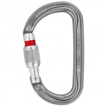 Mousqueton à vis en forme de D résistance 28 kN Petzl M34 ASL