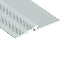Mini rampe percée pour sols LVT - Alu incolore - hauteur 5 mm longueur 2.70 m Romus 1933