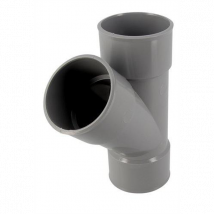 Culotte Té Y PVC à coller Femelle-Femelle 45° Diamètre 63 mm NICOLL
