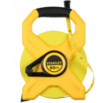Décamètre mesure longue - Stanley - ruban 60 mètres en fibre de verre classe 3 2-34795