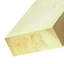 Madrier en sapin d'import traité classe 2 - 225 MM x 75 MM - longueur 6 M
