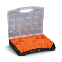 Mallette de rangement 24 godets amovibles 400 x370x58mm Polypropylène
