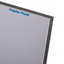 Doublage isolant acoustique - Polyplac Phonik D BA13+100 MM - R = 3,15 m².K/W - 2,80 M x 1,20 M