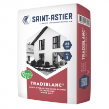 Chaux hydraulique super blanche - Tradiblanc HL5 - Saint Astier
