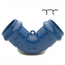 COUDE 2E 1/4 PVC 200 PN16