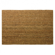 Tapis d'entrée grattant en coco 100% naturel sur semelle PVC - 60 x 90 cm