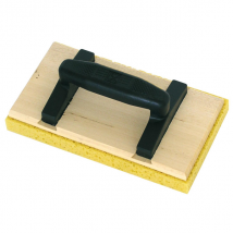 Taloche bois avec semelle en mousse pour travaux de finition crépis - Mob Mondelin - 18 x 33 cm