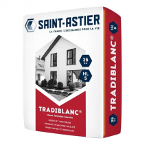 Chaux hydraulique super blanche - Tradiblanc HL5 - Saint Astier