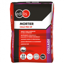 Mortier colle Professionnel HP Edilis blanc sac de 25 kg
