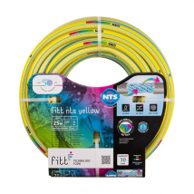 Tuyau arrosage NTS Yellow Fitt Diamètre 19mm Longueur 25 mètres Jaune