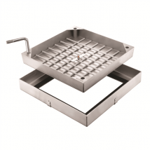 REGARD INOX 610X610 TL600