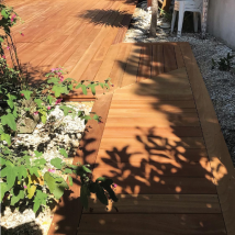 Lame terrasse bois exotique Tatajuba - 21x145mm - 0,30 M