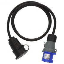 Rallonge électrique avec fiche CEE P17 et prolongateur Brennenstuhl - câble de 1,5 M H07RN-F 3G1,5 3500W : Brennenstuhl enrouleur de câble, multiprise