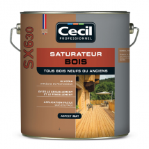 Saturateur bois SX630 Cecil - Vert autoclavé aspect mat - 5 litres