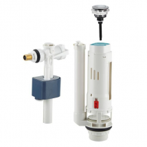 Ensemble de chasse d'eau universel simple poussoir - 3/8" (12x17 mm)