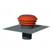 Chapeau ventilation toiture tuile ardoise 125 mm Couleur tuile