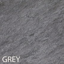 Carrelage sol extérieur effet "pierre" BRAVE - Grey - 60 cmx60 cm Ép.20 mm