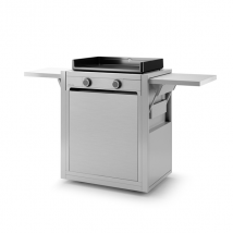 Chariot inox fermé CH MIF 60 Forge Adour pour plancha Modern 60