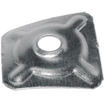 Plaquette glavanisé PPSO dimensions 40 x 40 mm avec trou 8.5 mm Etanco
