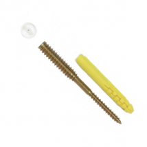 Vis sans tête menuiseries PVC filet 45mm 6 x 120mm Acier trempé x100