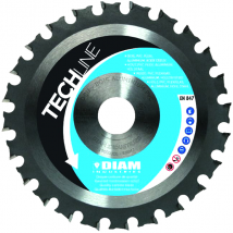 Disque carbure multi matériaux Ø125 mm x 22,23mm Diam Industries