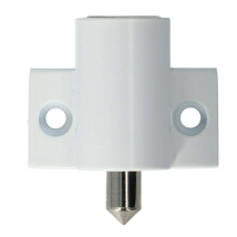 Verrou pour fenêtre coulissante et baie vitrée bois PVC et Alu - FTR38 Abus - Blanc - avec 2 clés