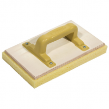Taloche éponge rectangulaire sur plateau bois 25/14/2,5 cm Taliaplast