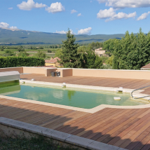 Lame terrasse bois exotique Ipé lisse - 21x145mm - 4,30 M