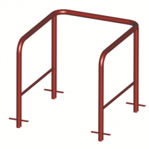 PROTECTION BARRIERE TUBE GALVANISE