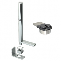 Pivot ferme-porte portillon gauche - 85 Kg Vantail 1m x 2m - Acier