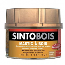 Mastic à bois réparations courantes Séchage rapide chêne clair 190gr