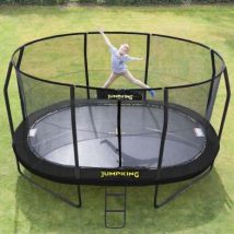 Jumpking JumPOD Oval 10 x 15ft Trampoline Safety Net & Pad