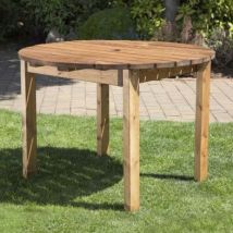 Scandinavian Redwood Garden Table by Charles Taylor