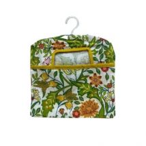 Sussex Peg Bag Cotton Yellow with Floral Pattern - 36cm
