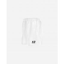X3 Por Tres Alfafar M - Pantaloncini Tennis - Uomo - Bianco