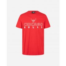 New Era Wordmark Logo Chicago Bulls M - T-shirt - Uomo - Rosso