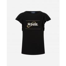 Yes Zee Rouches Logo W - T-shirt - Donna - Nero