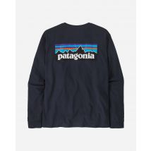Patagonia P-6 Logo M - T-shirt - Uomo - Blu Navy