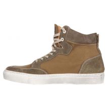 Helstons - Baskets femme Maya toile Armalith cuir kaki - 40