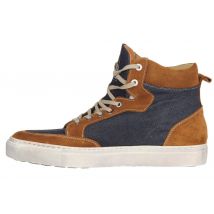 Helstons - Baskets Kobe toile Armalith cuir gold bleu - 44