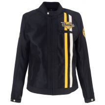 Helstons - Blouson été Von Dutch Speed Racer Air noir jaune - M