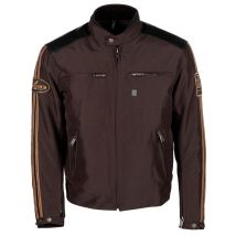 Helstons - Blouson Ace tissu cuir marron - XL