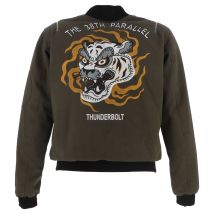 Helstons - Blouson Tiger toile coton canvas kaki - 3 XL
