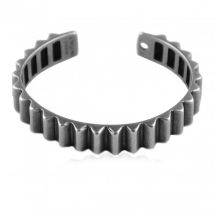 Rouille - Bracelet Bangle Gear Vintage Silver - S/M
