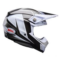 Bell - Bell Moto 10 Spherical Grid blanc noir gris - M