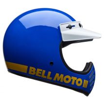 Bell - Bell Moto 3 Classic bleu brillant - L