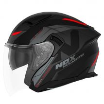 Nox - Nox N130 Klint noir mat rouge - L