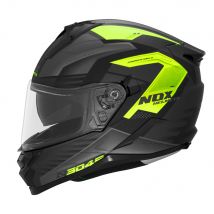 Nox - Nox N304-S Carver noir mat jaune fluo - S