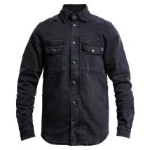 John Doe - Chemise Motoshirt denim noir, CE AAA - L